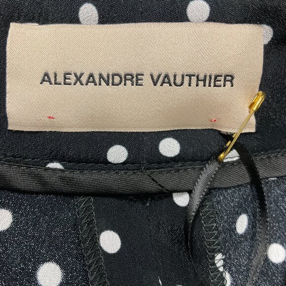 Alexandre Vauthier Black / White Polka Dot Pants - Picture 4 of 5
